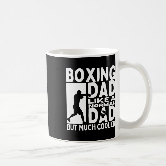 Mug Boxer papa père Citer drôle boîte (Droite)