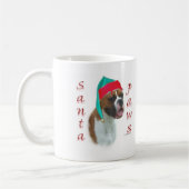 Mug Boxer Santa Paws (Gauche)