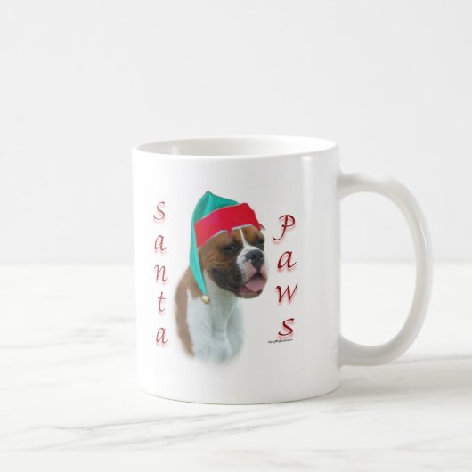 Mug Boxer Santa Paws (Droite)