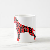 Mug Boxer Texte Chien Chien (Centre)
