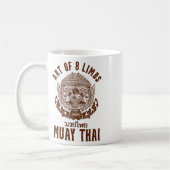 Mug Boxer Thaï Muay Boxer Art De 8 Membres (Gauche)