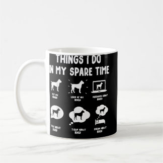 Mug Boxer Things Do Spare Time Funny Dog Mom Dad