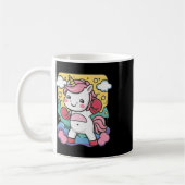 Mug Boxer Unicorne Avec Gants De Boxe Aime Boxer (Gauche)