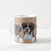 Mug Boxes Coupe de café de chien (Devant gauche)