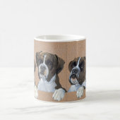 Mug Boxes Coupe de café de chien (Centre)