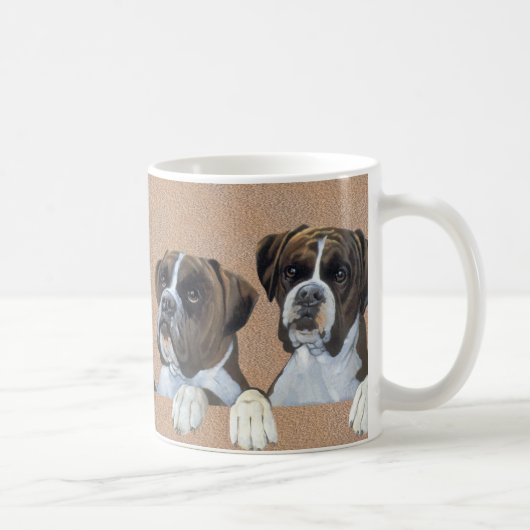 Mug Boxes Coupe de café de chien (Droite)