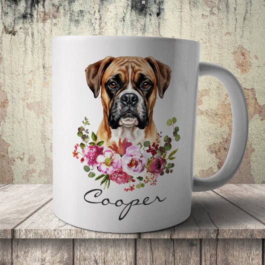 Mug Boxeur à l'aquarelle