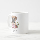 Mug Boxeur à l'aquarelle (Devant gauche)