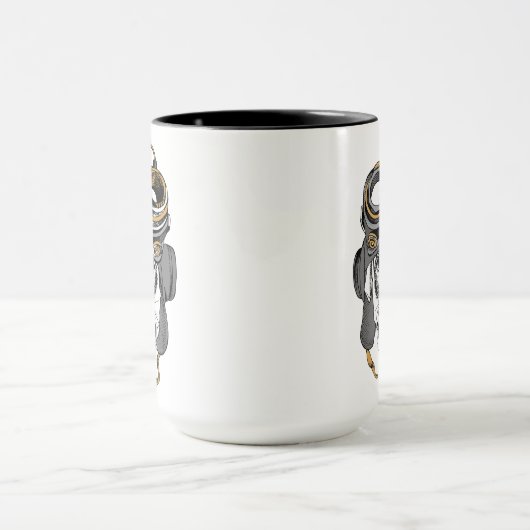 Mug Boxeur de Steampunk (Centre)