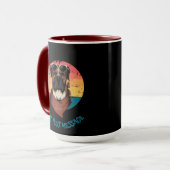 Mug Boxeur Votre Message Textuel (Devant gauche)