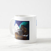 Mug Boxeurs éclatés (Devant gauche)