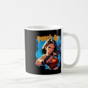Mug Boxez Fort Femme Kickboxing Combattante