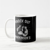 Mug Boxing Kickboxing Fighter Knock Out Parkinsons  (Gauche)