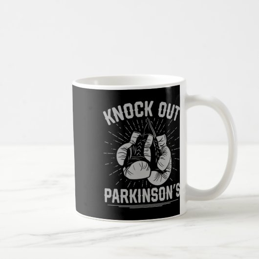Mug Boxing Kickboxing Fighter Knock Out Parkinsons  (Droite)