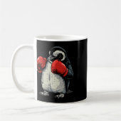 Mug Boxing Penguin With Boxing Gloves Kickboxing Funny (Gauche)