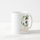 Mug Boy First Communion Favors Greenery Wreath (Devant droit)