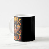 Mug Boy Toddler Gobble Till You Wobble Turkey Funny Th (Devant gauche)