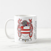 Mug Boyce, origine, signification et la crête (Gauche)