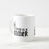 Mug Boyfriend est un batteur (Devant gauche)