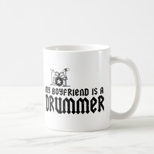 Mug Boyfriend est un batteur (Droite)