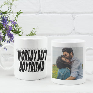 Mug Boyfriend photo noir typographie