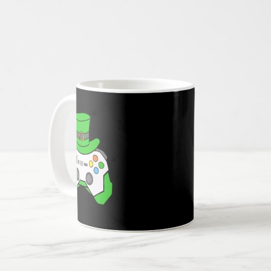 Mug Boys St Patricks Day Video Game Controller Mens Ir (Devant gauche)