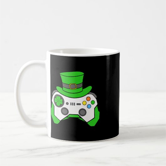 Mug Boys St Patricks Day Video Game Controller Mens Ir (Gauche)