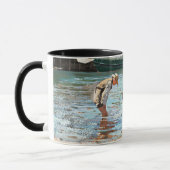 Mug Boys Wading, célèbre oeuvre de Winslow Homer, (Gauche)