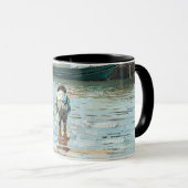 Mug Boys Wading, célèbre oeuvre de Winslow Homer, (Devant droit)