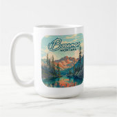 Mug Bozeman Montana Montagnes Rocheuses Vintage (Gauche)