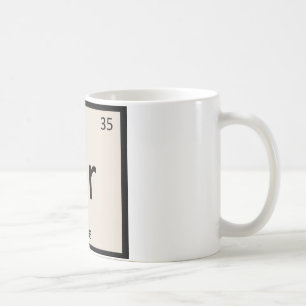 Mug Br - Chimie du fromage de Brie Symbole du tableau