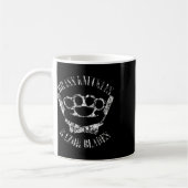 Mug Br Knuckles Et Lames Razor - Boxe Et Barbier T (Gauche)