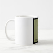 Mug Br - symbole végétal de chimie de chou de (Gauche)