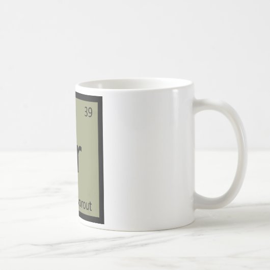 Mug Br - symbole végétal de chimie de chou de (Droite)
