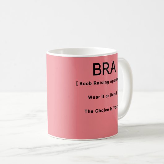 Mug Bra Funny Définition (Devant droit)