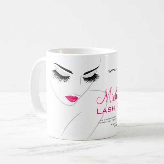 Mug Bracelet de cheveux et de beauté Extension marque (Devant gauche)