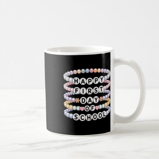 Mug Bracelets de retour à l'école Premier jour d'école (Droite)
