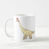 Mug Brachiosaurus de Noël Festif Dinosaur Elf (Gauche)