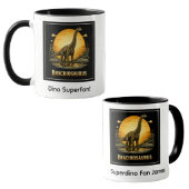 Mug Brachiosaurus Dinosaure Préhistorique Lune