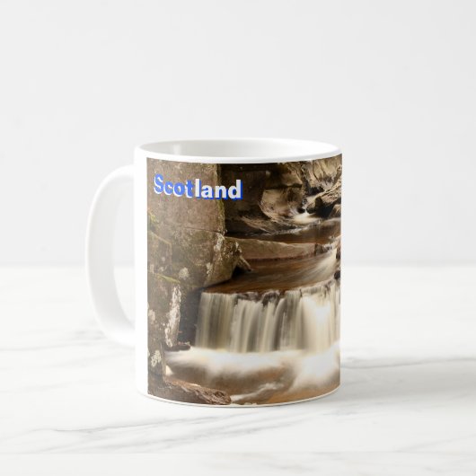 Mug Bracklinn Falls, Perthshire, Écosse (Devant gauche)