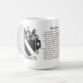 Mug Braden, l'origine, la signification et la crête (Devant gauche)