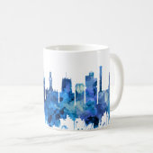 Mug Bradford England Skyline Blue (Devant droit)