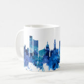 Mug Bradford England Skyline Blue (Devant gauche)