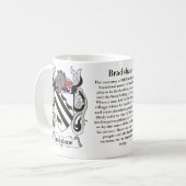 Mug Bradshaw, l'origine, signification et la crête (Devant gauche)