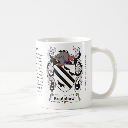 Mug Bradshaw, l'origine, signification et la crête (Droite)