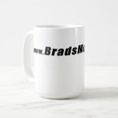 Mug BradsMovies Logo Design sur un (Devant gauche)