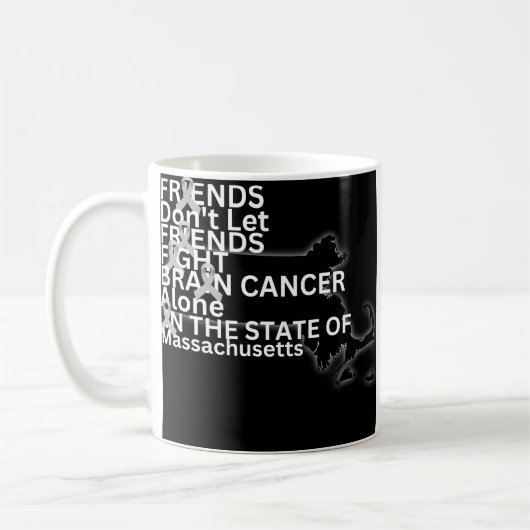 Mug Brain Cancer Awareness in Massachusetts (Gauche)