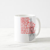 Mug Brain Cancer Awareness in New Hampshire (Devant droit)