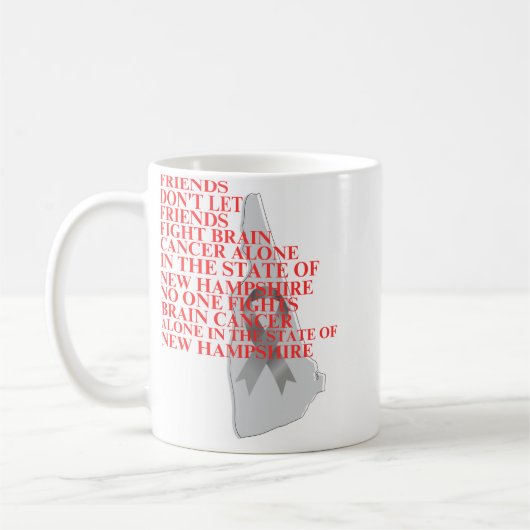 Mug Brain Cancer Awareness in New Hampshire (Gauche)