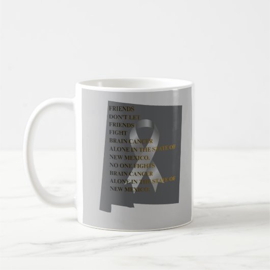 Mug Brain Cancer Awareness in New Mexico  (Gauche)